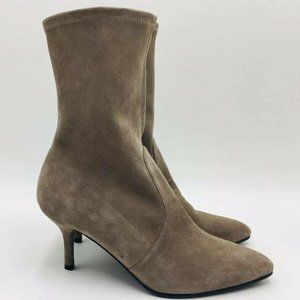 Stuart Weitzman Rapture Mid Calf Stretch Sock Booties The Black Friday